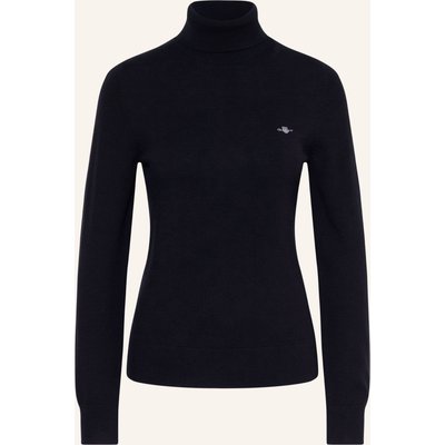 Gant Rollkragenpullover blau