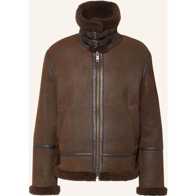 Gant Lederjacke braun