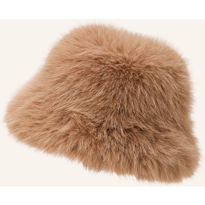 Msch Copenhagen Bucket-Hat Mschlynetta Aus Kunstfell beige