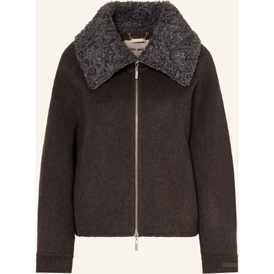 Mos Mosh Jacke Mmbellamy Loisa Mit Kunstfell braun
