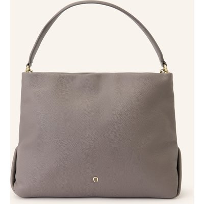 Aigner Beuteltasche Paola Medium grau