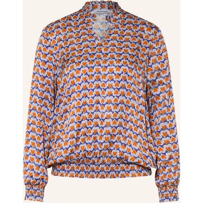 More & More Blusenshirt Mit Rüschen orange