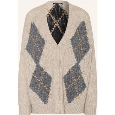 Luisa Cerano Strickjacke Mit Alpaka rosa
