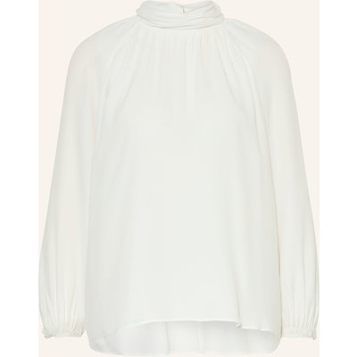 Luisa Cerano Blusenshirt Mit Seide Und Volants weiss