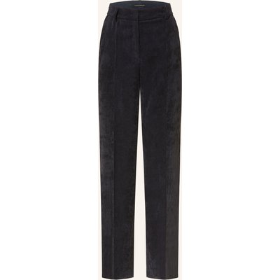 Luisa Cerano Marlenehose Aus Cord blau