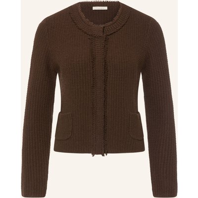 Lilienfels Strickjacke Mit Cashmere braun