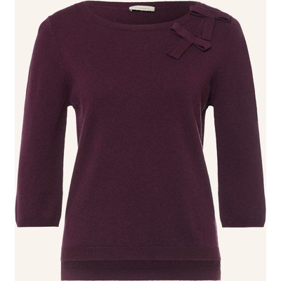 Lilienfels Pullover Mit 3/4-Arm Und Cashmere lila
