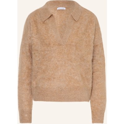 Mrs & Hugs Cashmere-Pullover beige