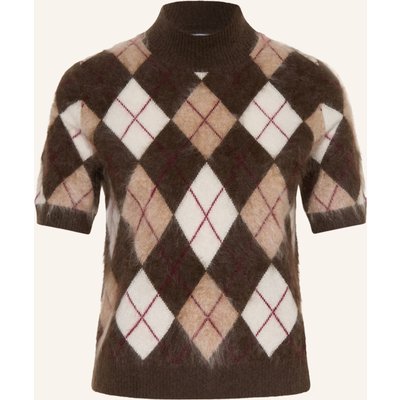 Mrs & Hugs Strickshirt Aus Cashmere braun