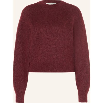 Selected Pullover Mit Mohair rot