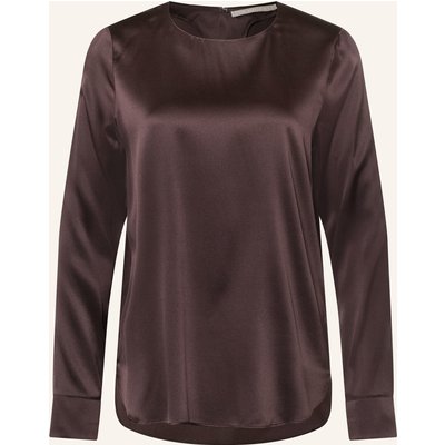 (The Mercer) N.Y. Blusenshirt Mit Seide braun