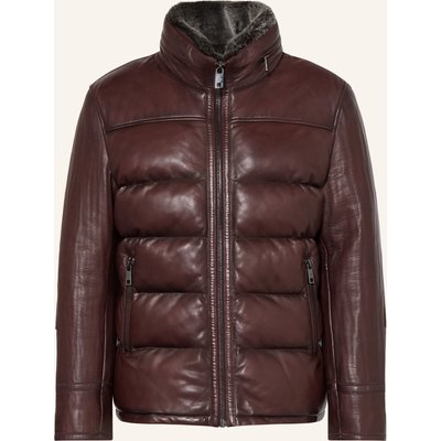 Milestone Lederjacke rot
