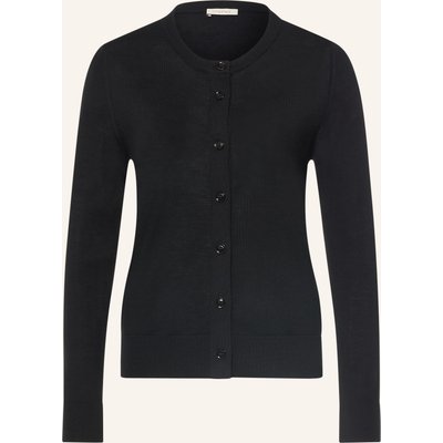 Lilienfels Strickjacke Aus Merinowolle schwarz
