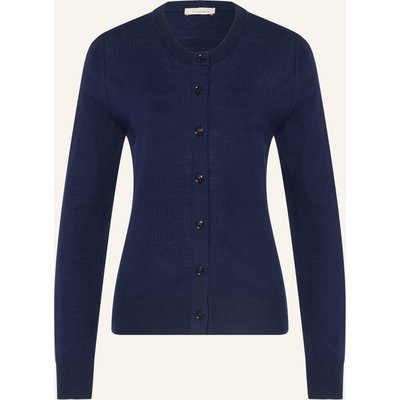 Lilienfels Strickjacke Aus Merinowolle blau
