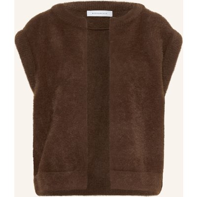 Rino & Pelle Strickweste Elona braun