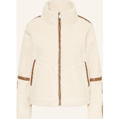 Rino & Pelle Teddyfell-Jacke Jaydee weiss