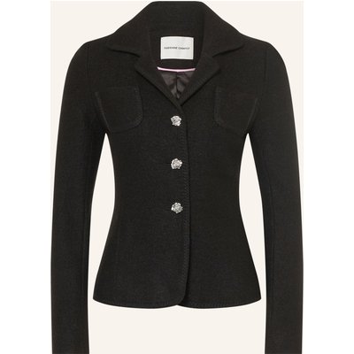 Fabienne Chapot Bouclé-Blazer Baby schwarz