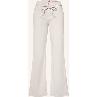 Buena Vista Wide Leg Jeans beige