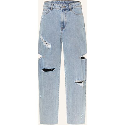 Karo Kauer Barrel Jeans blau