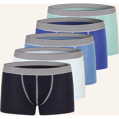 Petit Bateau 5er-Pack Boxershorts blau