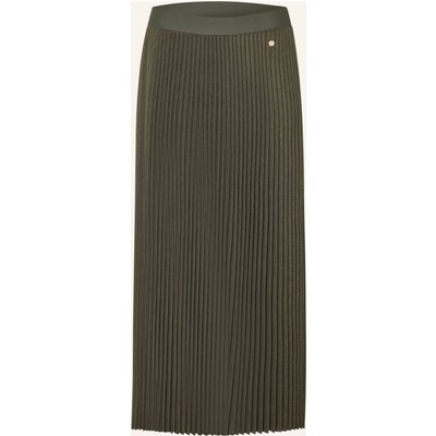 Marc Cain Plisseerock Aus Flanell gruen