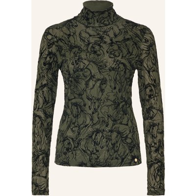 Marc Cain Longsleeve Aus Mesh gruen
