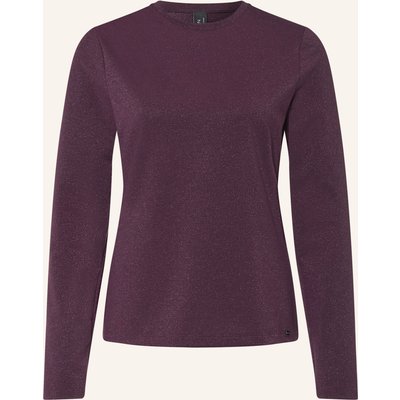 Marc Cain Longsleeve Mit Glitzergarn rot