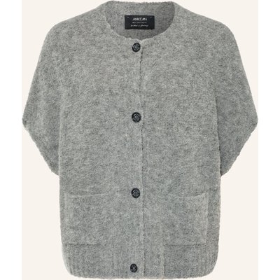 Marc Cain Strickjacke Mit Alpaka grau