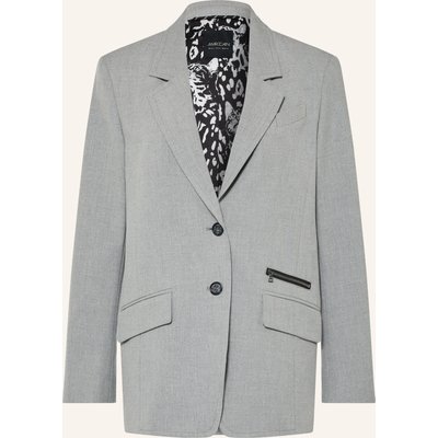 Marc Cain Blazer Mit Galonstreifen grau