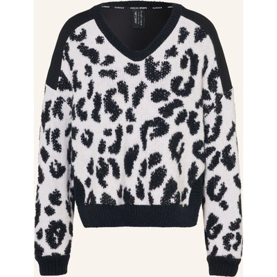 Marc Cain Pullover Im Materialmix Mit Alpaka schwarz