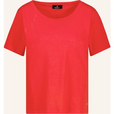 Monari T-Shirt Mit Leinen rot