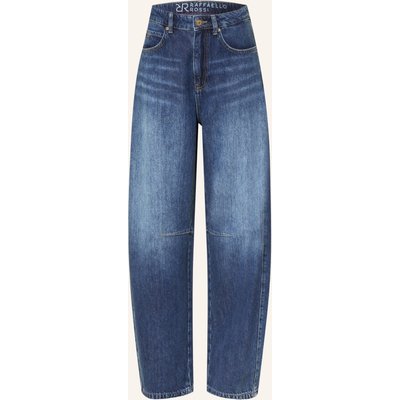 Raffaello Rossi Barrel Jeans Tira blau