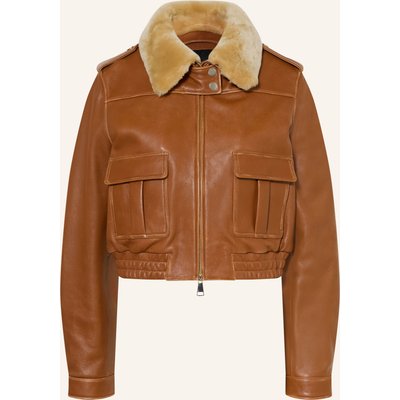 Dorothee Schumacher Lederjacke First Love braun