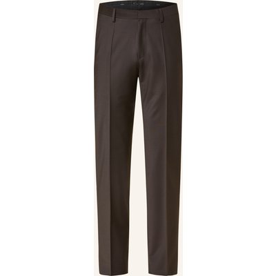 Roy Robson Anzughose Slim Fit braun