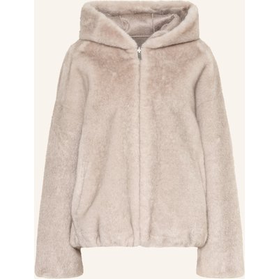 Lilienfels Kunstfell-Jacke grau