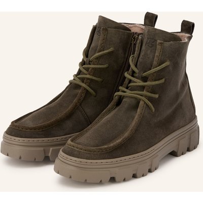 Paul Green Schnürboots gruen