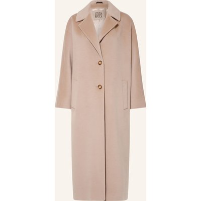 Cinzia Rocca Oversized-Wollmantel beige