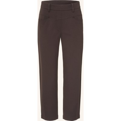 Cambio 7/8-Hose Elin Aus Jersey braun