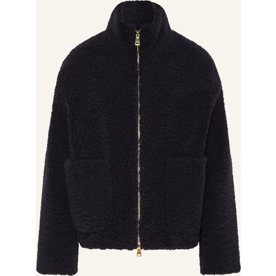 Betta Corradi Kunstfell-Jacke blau