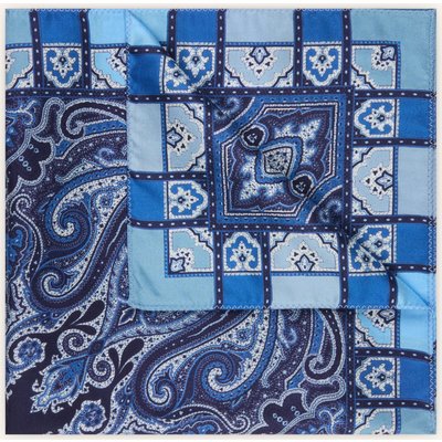 Etro Einstecktuch blau