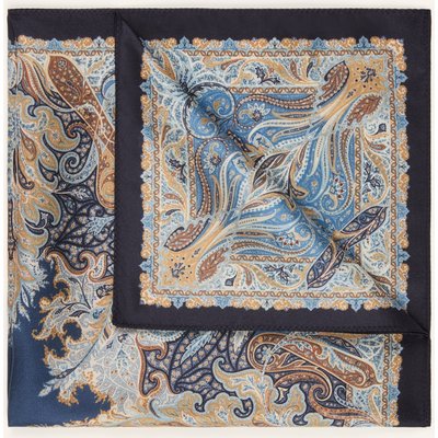 Etro Einstecktuch blau