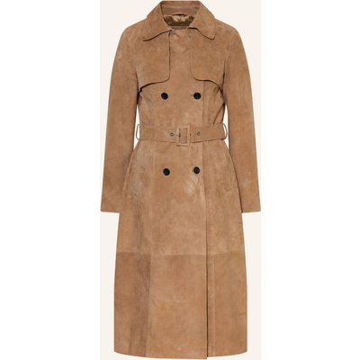 Ricano Ledermantel Darcy beige