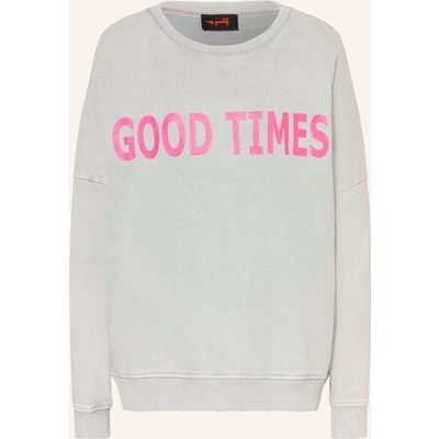 Miss Goodlife Oversized-Sweatshirt grau