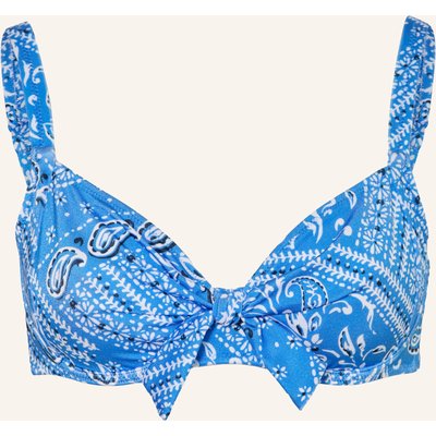 Lidea Bügel-Bikini-Top Bandana blau