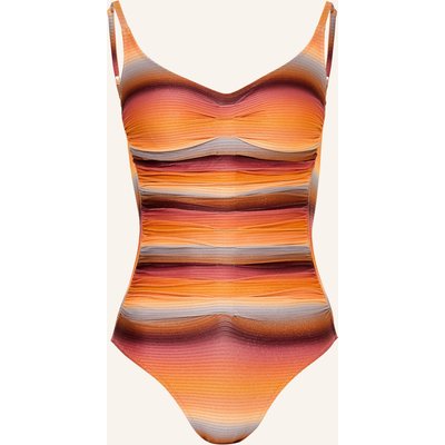 Maryan Mehlhorn Bügel-Badeanzug Sundrenched Mit Glitzergarn orange