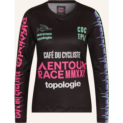 Café Du Cycliste Longsleeve Ambre Topologie schwarz