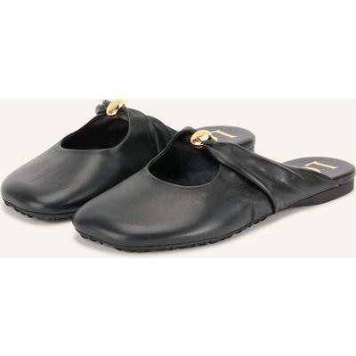 Loewe Mules Pebble Soft schwarz
