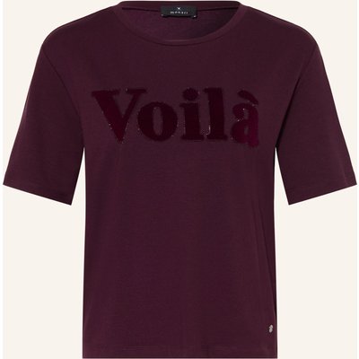 Monari T-Shirt Mit Schmucksteinen rot