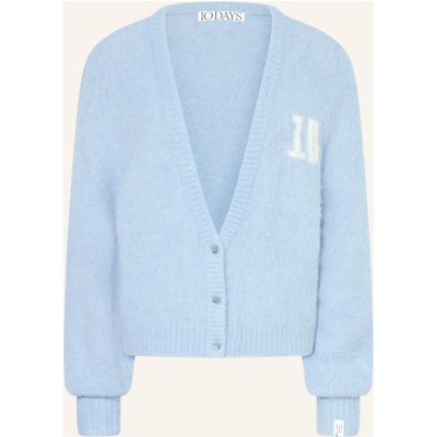 10days Strickjacke Mit Alpaka blau
