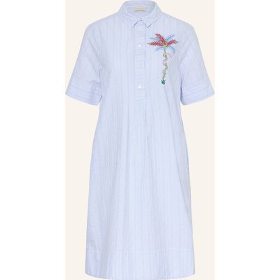 Milano Italy Hemdblusenkleid blau